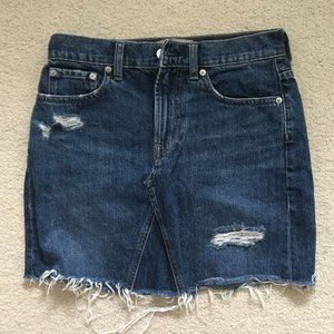 Everlane Reconstructed Denim Skirt